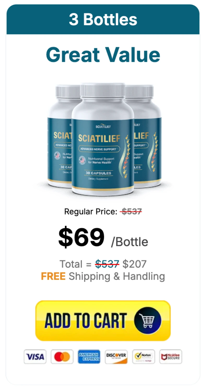 Sciatilief order 3 bottles